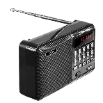 Радиоприемник цифровой Perfeo PALM FM+ 87.5-108МГц/MP3/питание USB или 18650/черный (i90-BL)