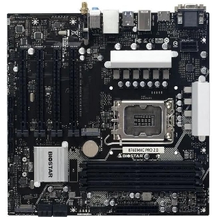 Материнская плата Biostar B760MXC PRO, LGA 1700, Intel B760, 4xDDR4, 8xSATA, 2xM.2, 1xPCIe 4.0 x16, 3xPCIe 3.0 x1, 1xHDMI, 1xDVI, 1xVGA, 1x 1Gb LAN, 4xUSB-A 3.2 Gen 2, 2xUSB-A 2.0, 3x3.5 мм, 7.1, mATX