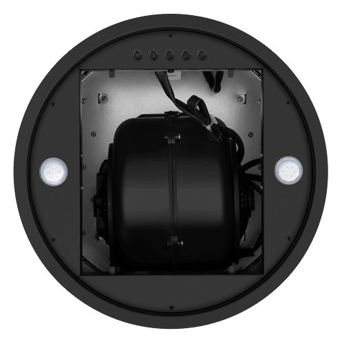 Вытяжка островная Maunfeld Drum Wall 35 нержавеющая сталь, 32.5 см, 850 куб. м/ч, 48 дБ