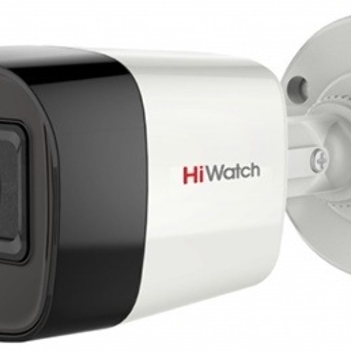 Уличная цилиндрическая аналоговая камера HiWatch DS-T280(B)(2.8мм), 1920х1080, 2 Мп, CMOS, до 20 м, IP66