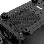 Компьютерный корпус без блока питания Case HSPD M540, Mesh Mid Tower, черный, TG, 0.45 SPCC, no fans, ATX, mATX, mITX, 160/300/150мм, 2x2.5