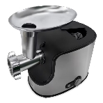 Мясорубка электрическая Samtron MG-105 серебристый , 1600 Вт, 1.6 кг/мин, реверс, защита от перегрузки, насадки - 8