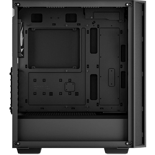 Компьютерный корпус Deepcool MATREXX 55 V4 без БП, боковое окно (закаленное стекло), 3xARGb LED 140мм вентилятора спереди, 1xARGb LED 120мм вентилятор сзади, черный, ATX