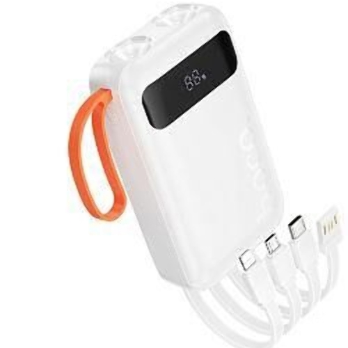 Портативный аккумулятор HOCO (6942007653367) J151 10000mAh 1USB+1Type-C 2.0A, белый