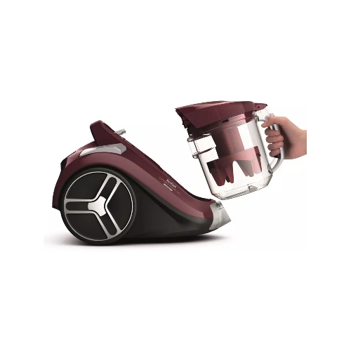 Пылесос Tefal Compact Power XXL TW4873EA малиновый/черный, 550 Вт, уборка сухая, пылесборник контейнер 2.5 л