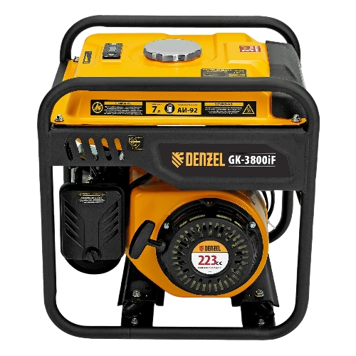Генератор инверторный Denzel GK-3800iF, 3,8 кВт, 230 В, ручной старт