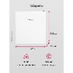 Холодильник Hansa FM050.4 белый однокамерный 41/5л морозилка сверху