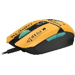 Мышь проводная A4Tech Bloody W63 Max Renegade желтый, 12000 dpi, USB, кнопки - 7