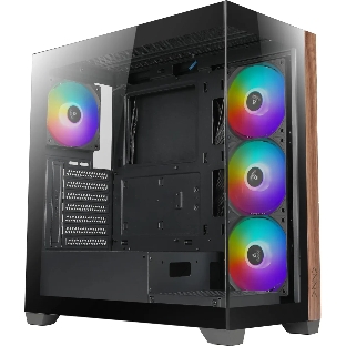 Компьютерный корпус Azza Neptune черный без БП ATX 5x120мм 2x140мм 2xUSB2.0 1xUSB3.0 audio bott PSU