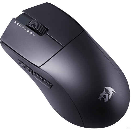 Мышь беспроводная Defender Redragon K1ng 4K Pro черный, 26000 dpi, радиоканал, Bluetooth, USB, кнопки - 5