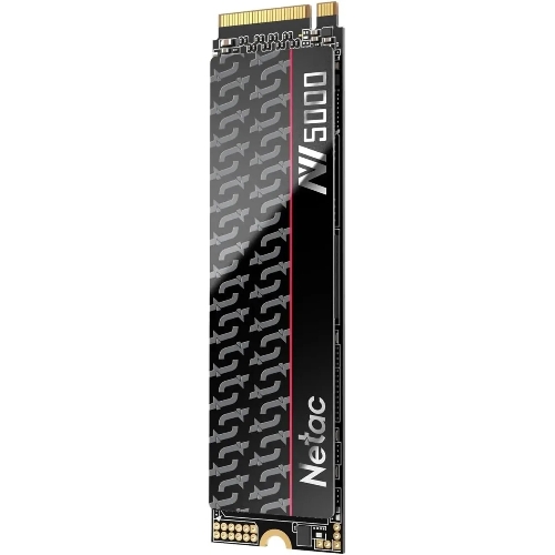 Накопитель SSD Netac NV5000-T, 1Tb, M.2 2280, PCIe 4.0 x4, NVMe, R/W 4800/4600, с радиатором