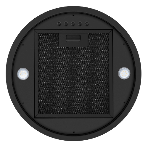 Вытяжка островная Maunfeld Drum Wall 35 нержавеющая сталь, 32.5 см, 850 куб. м/ч, 48 дБ