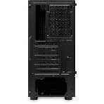 Компьютерный корпус без блока питания Case HSPD M540, Mesh Mid Tower, черный, TG, 0.45 SPCC, no fans, ATX, mATX, mITX, 160/300/150мм, 2x2.5