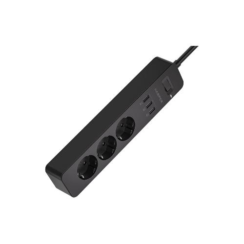 Удлинитель с USB зарядкой HARPER UCH-315 черный