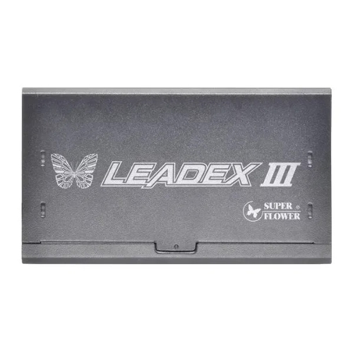 Блок питания Super Flower Power Supply Leadex III Gold SF-850F14GE(GL), 850W, ATX 3.1, 140мм, 8xSATA, 3xPCI-E(6+2), 1x12VHPWR(12+4), APFC, 80 PLUS Gold, Full Modular