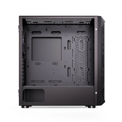 Компьютерный корпус ABR Quantum черный (1хUSB Type-C, 2хUSB 2.0, HD Audio, 4xRGb Fan, ATX, E-ATX)