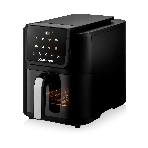 Аэрогриль Brayer 2041BR черный, 1500 Вт, 5 л, сенсор, 8 программ