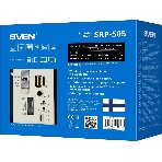 Радиоприемник SVEN SRP-505 (4 Вт, FM/AM/SW, USB, SD/microSD, Bluetooth, 1200 мАч)черный