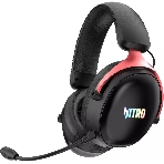 Гарнитура Acer OHR401 чёрный, беспроводная + проводная, USB/Bluetooth/mini jack 3.5 мм, до 55 ч, подсветка