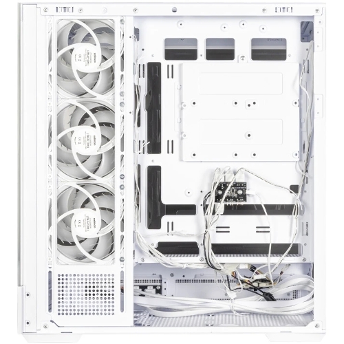 Компьютерный корпус ZALMAN P40 NAMU, ATX, белый, WINDOW, WOODEN ELEMENTS, 2xCombo(2.5” or 3.5”), 1xUSB TYPE-C, 2xUSB 3.0, SIDE 3x120мм ARGB, REAR 1x120мм ARGB
