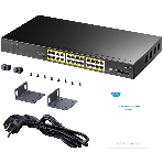 Коммутатор Cudy GS1028PS2, 24×1 Гбит/с, 2×1 Гбит/с SFP