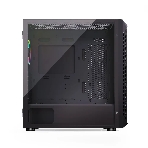 Компьютерный корпус ABR Quantum черный (1хUSB Type-C, 2хUSB 2.0, HD Audio, 4xRGb Fan, ATX, E-ATX)
