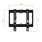 Кронштейн для телевизора Buro FX1S черный, 15