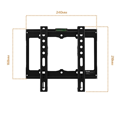 Кронштейн для телевизора Buro FX1S черный, 15