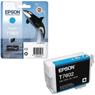 Картридж струйный Epson C13T76024010 голубой (26 мл) для SC-P600
