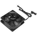 Вентилятор для корпуса CBR CBR-CF-8025-1600B черный, 80 мм, 1600 об/мин, 25 дБ, 3 pin
