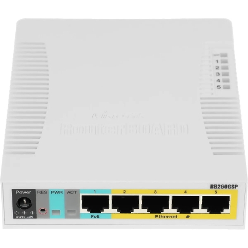 Коммутатор Mikrotik CSS106-1G-4P-1S 5PORT 1000M 1SFP