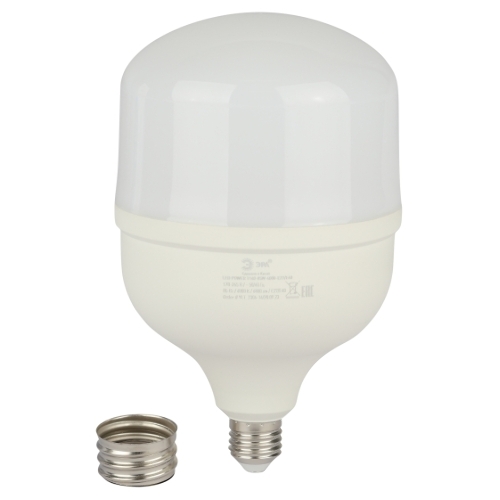 Лампа светодиодная ЭРА STD LED POWER T140-85W-4000-E27/E40 85 Вт колокол нейтральный белый свет