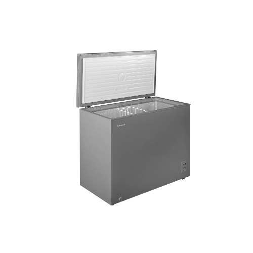 Морозильный ларь Kraft BD (W)-280SRX серебристый, 260л