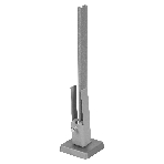 Кронштейн напольный Royal Thermo К11.31 Silver Satin