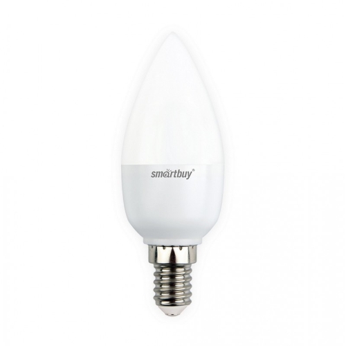 Светодиодная (LED) лампа Smartbuy-C37-05W/4000/E14 свеча на ветру матовая