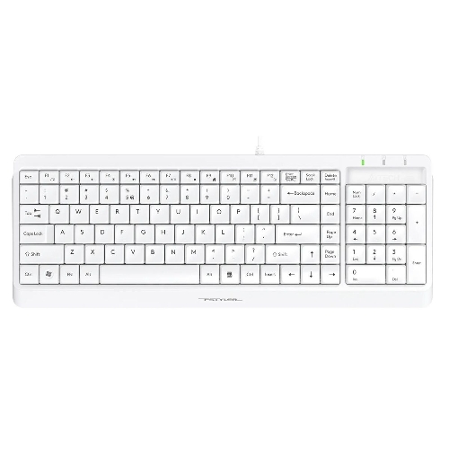 Комплект клавиатура+мышь A4Tech FStyler F1512 проводной, USB, 1200 DPI, белый