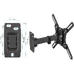 Кронштейн для телевизора Kromax CORBEL-4 черный, 15