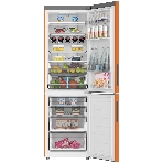 Холодильник Haier C2F636CORGU1 оранжевый двухкамерный 256/108 л морозилка снизу, No Frost