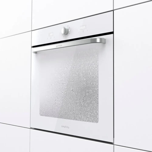 Духовой шкаф Gorenje BOS6737SYW, 77л, дверца с 2 стеклами, белый