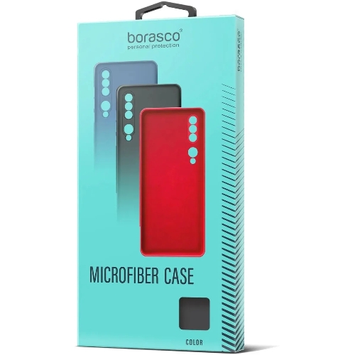 Чехол (клип-кейс) BoraSCO Microfiber Case для Samsung Galaxy A03 Core красный