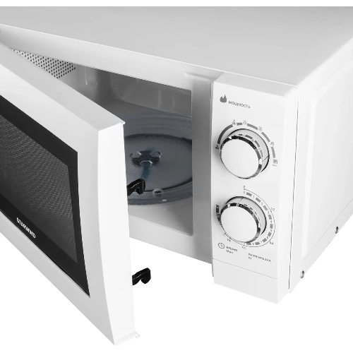 Микроволновая печь Starwind SMW3820 белый, 20 л, 700 Вт, переключатели - поворотный механизм
