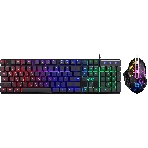 Комплект клавиатура+мышь Defender Nord GS-959 проводной, USB, 2400 DPI, чёрный