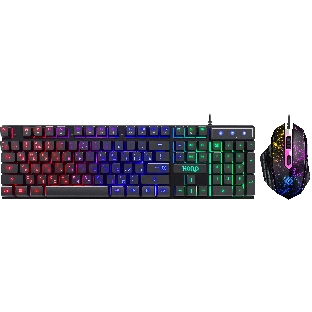 Комплект клавиатура+мышь Defender Nord GS-959 проводной, USB, 2400 DPI, чёрный