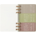 Еженедельник Moleskine ACADEMIC SPIRAL DHSPK5212AMWH3 Large 150х210 мм 200 стр. кремовые страницы спираль киви