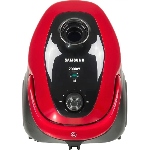 Пылесос Samsung VC20M257AWR красный, 460/2000 Вт, уборка сухая, пылесборник мешок 2.5 л