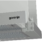 Вытяжка встраиваемая Gorenje TH60E5X черный управление: кнопочное (1 мотор)