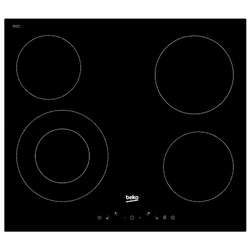 Встраиваемая электрическая варочная панель Beko HIC 64402 T, черный