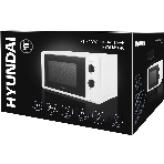 Микроволновая печь Hyundai HYM-M2048 белый, 20 л, 700 Вт, переключатели - поворотный механизм
