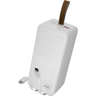 Портативный аккумулятор MORE CHOICE (4620202552860) PB59-50 50000mAh 1USB+1Type-C+1micro-USB 3.0A 22.5W+PD20W+QC3.0, белый