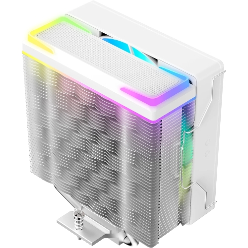 Кулер для процессора Ocypus Delta A40 SE WH ARGB, 120мм ARGB FAN, Top ARGB Panel, 4 HEAT PIPES, 4-PIN PWM, 800-1800 RPM, 31DBA, HYDRO BEARING, LGA115X/1200/1700/18XX, AM4/AM5